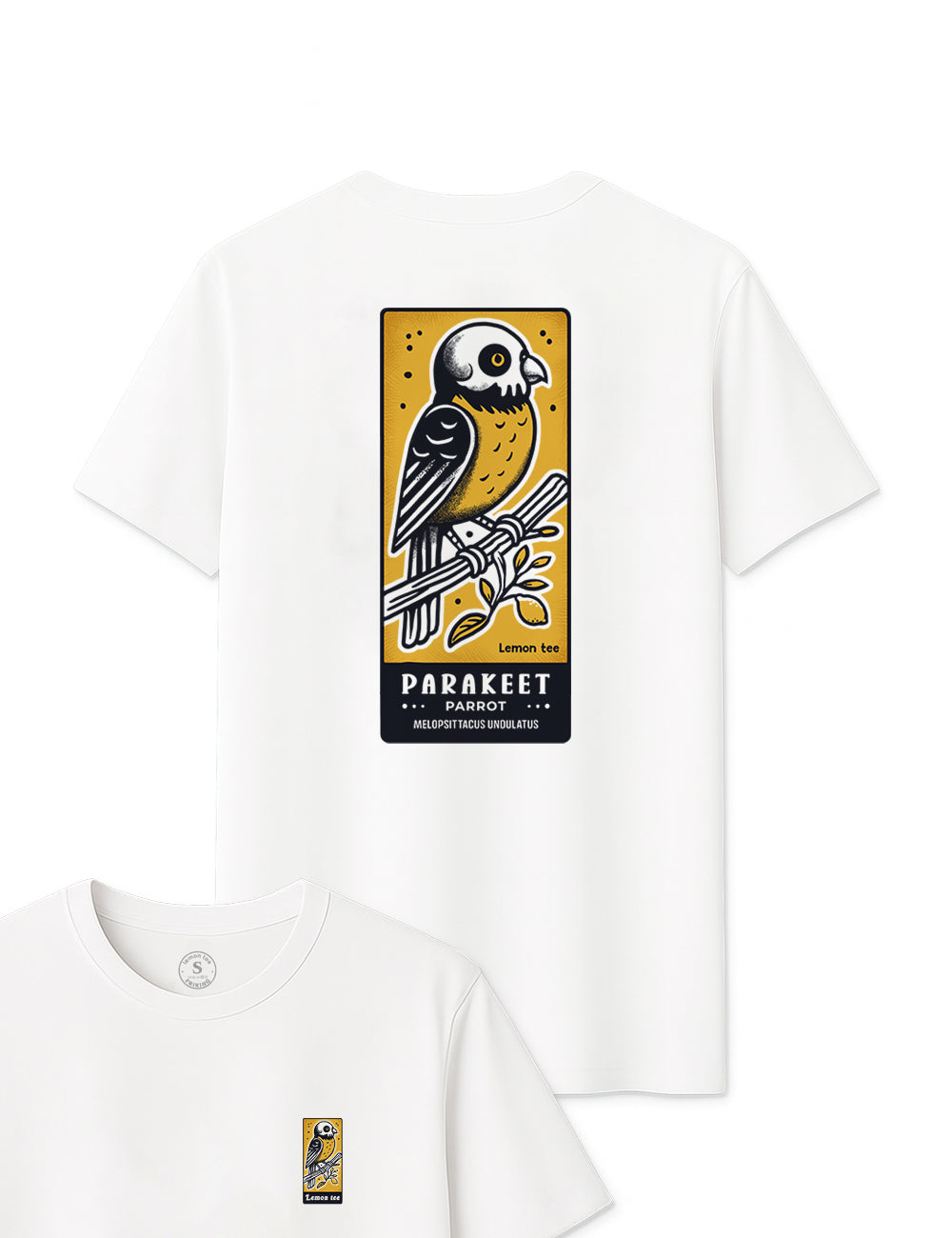 Camiseta Parrot. L 48 (Oversize).