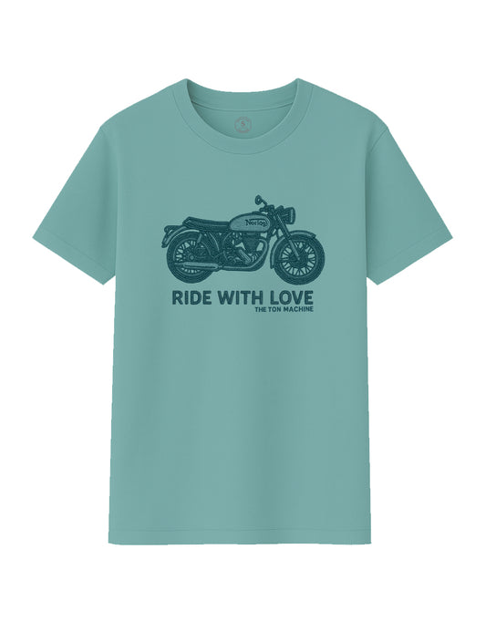Camiseta Ride with love Norton. L 484