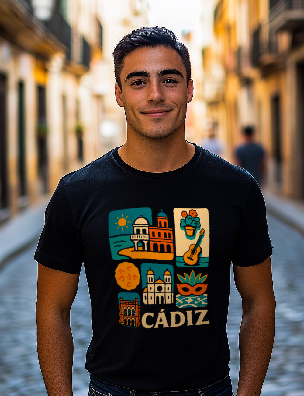 Camiseta Recuerdos de Cádiz. L 502
