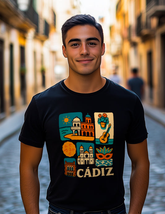 Camiseta Recuerdos de Cádiz. L 502