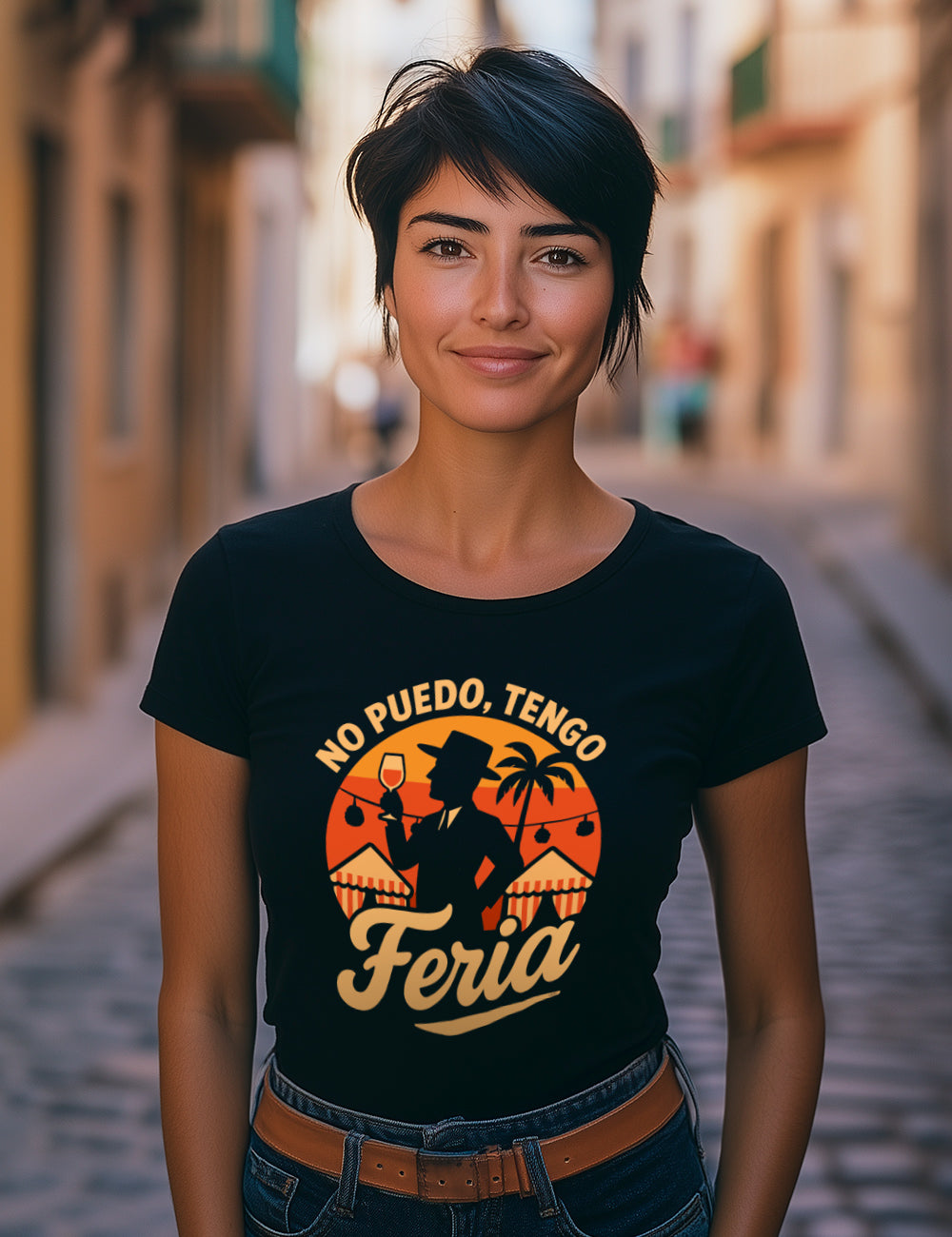 Camiseta No puedo, tengo Feria. L 505