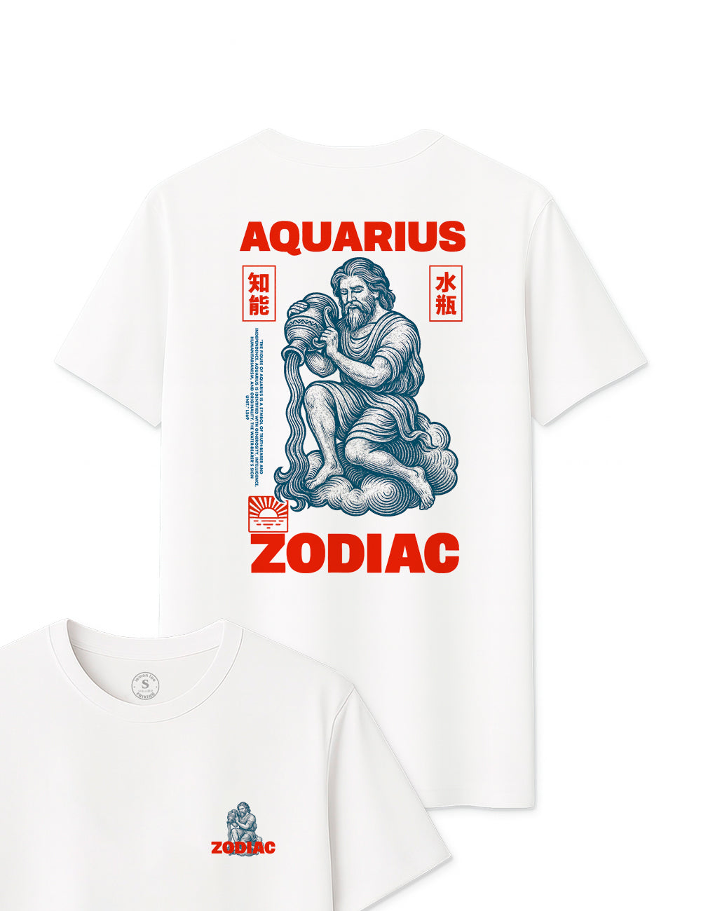 Camiseta Aquarius Zodiac. L 569