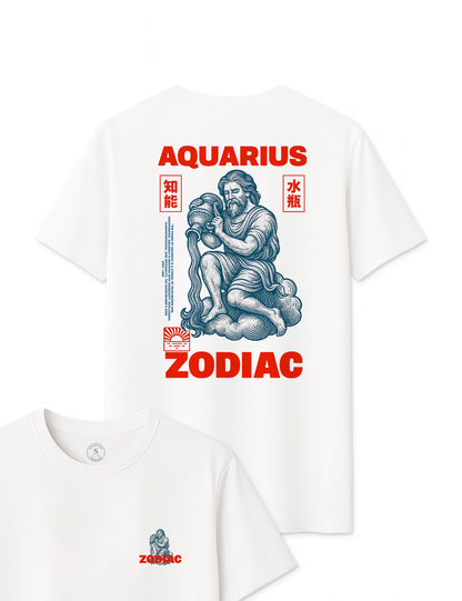 Camiseta Aquarius Zodiac. L 569 Kids