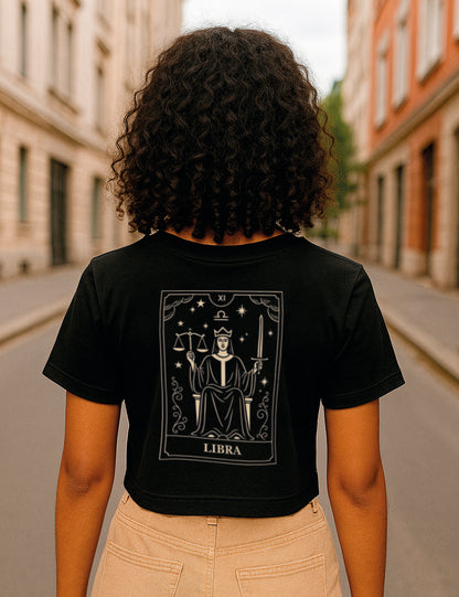 Camiseta Libra Tarot Crop. L 586