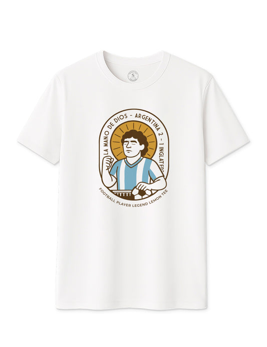 Camiseta La mano de Dios. Homenaje. L 591