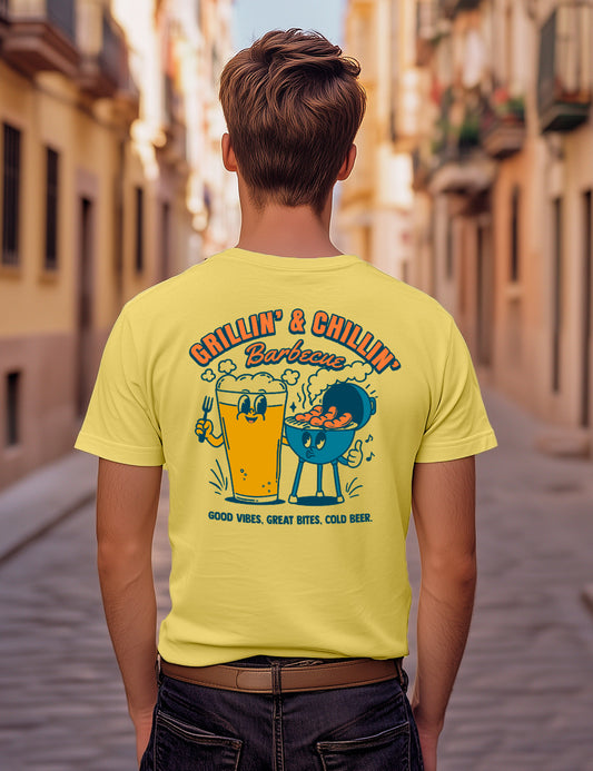 Camiseta Grillin y chillin.  L 594