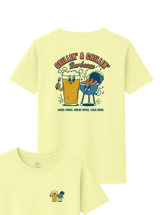 Camiseta Grillin y chillin.  L 594