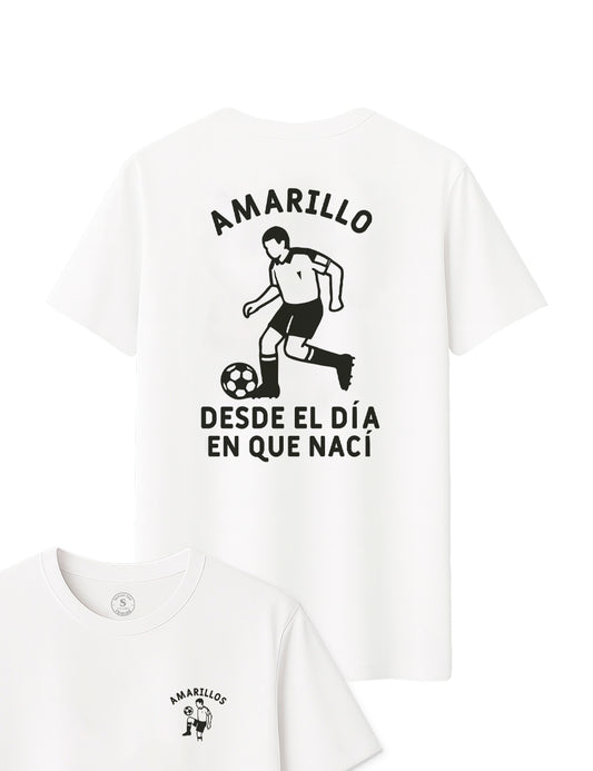 Camiseta Amarillos desde que nací. L 659