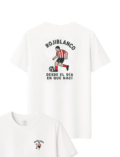 Camiseta Rojiblancos Almería desde el día que nací. L 663