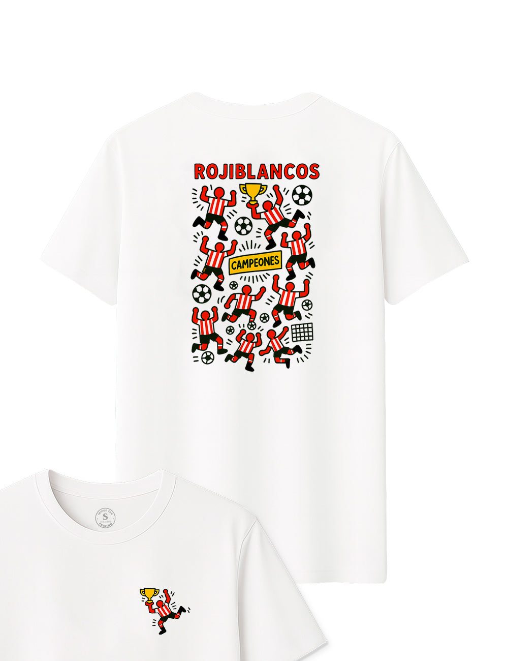 Camiseta Goligoles Rojiblanco Almería. L 664