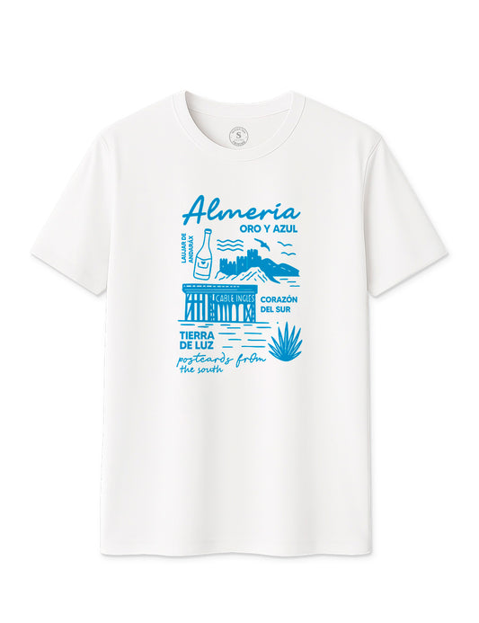 Camiseta Almería Oro y Azul L687