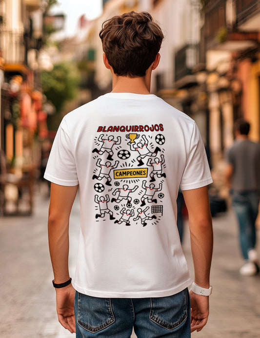 Camiseta Goligoles Blanquirrojos Sevilla. L 692