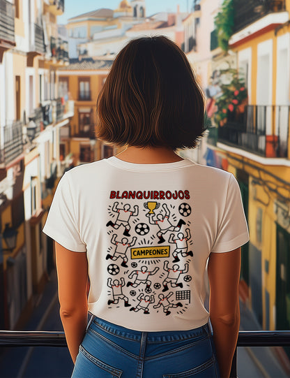 Camiseta Goligoles Blanquirrojos Sevilla. L 692
