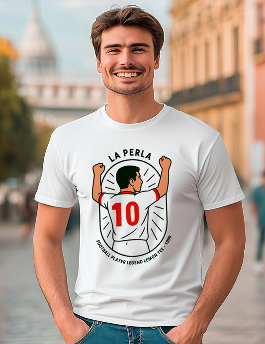 Camiseta La Perla. Blanquirrojos Sevilla. L 697