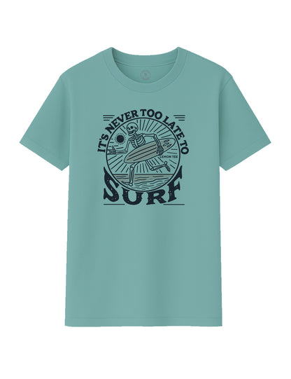 Camiseta Too later to surf. L 78