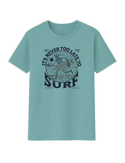 Camiseta Too later to surf. L 78