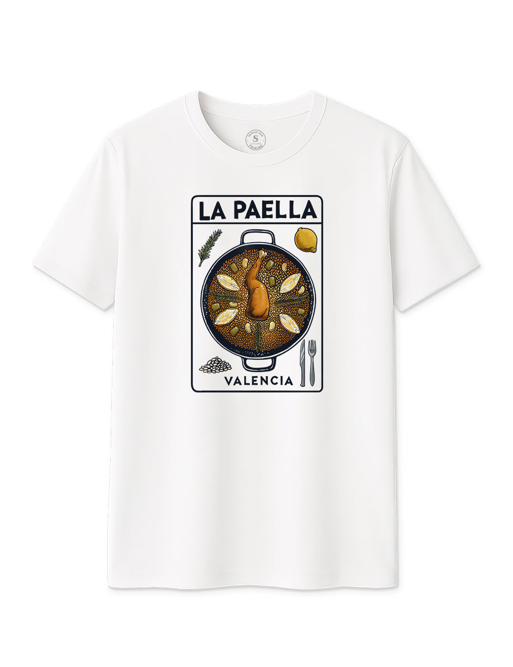 Camiseta Paella Valenciana. L 80
