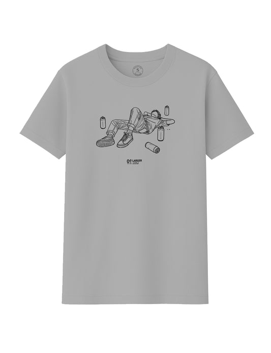 Camiseta 100% Larger Beer. L 92
