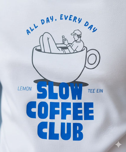 Camiseta Slow Coffee Club. L 1519