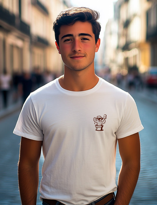 Camiseta  Cactusito fresco.   L 513
