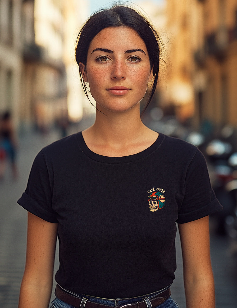 Camiseta Cafe Racer.  L 910 LTE