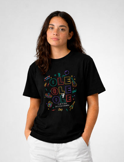 Camiseta  Ole ole y ole. L 320