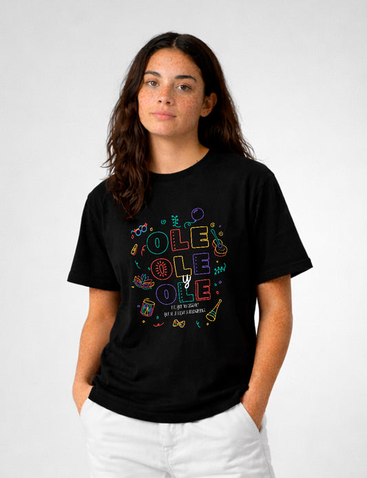 Camiseta  Ole ole y ole. L 320