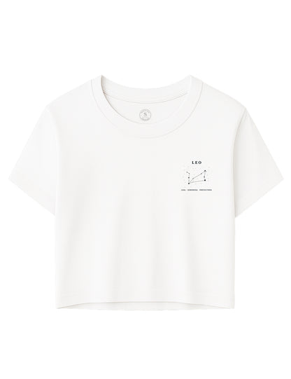 Camiseta Crop Leo Clasic. L 552
