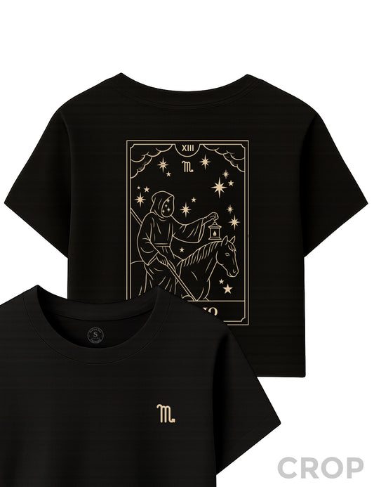 Camiseta Escorpio Tarot Crop. L 587