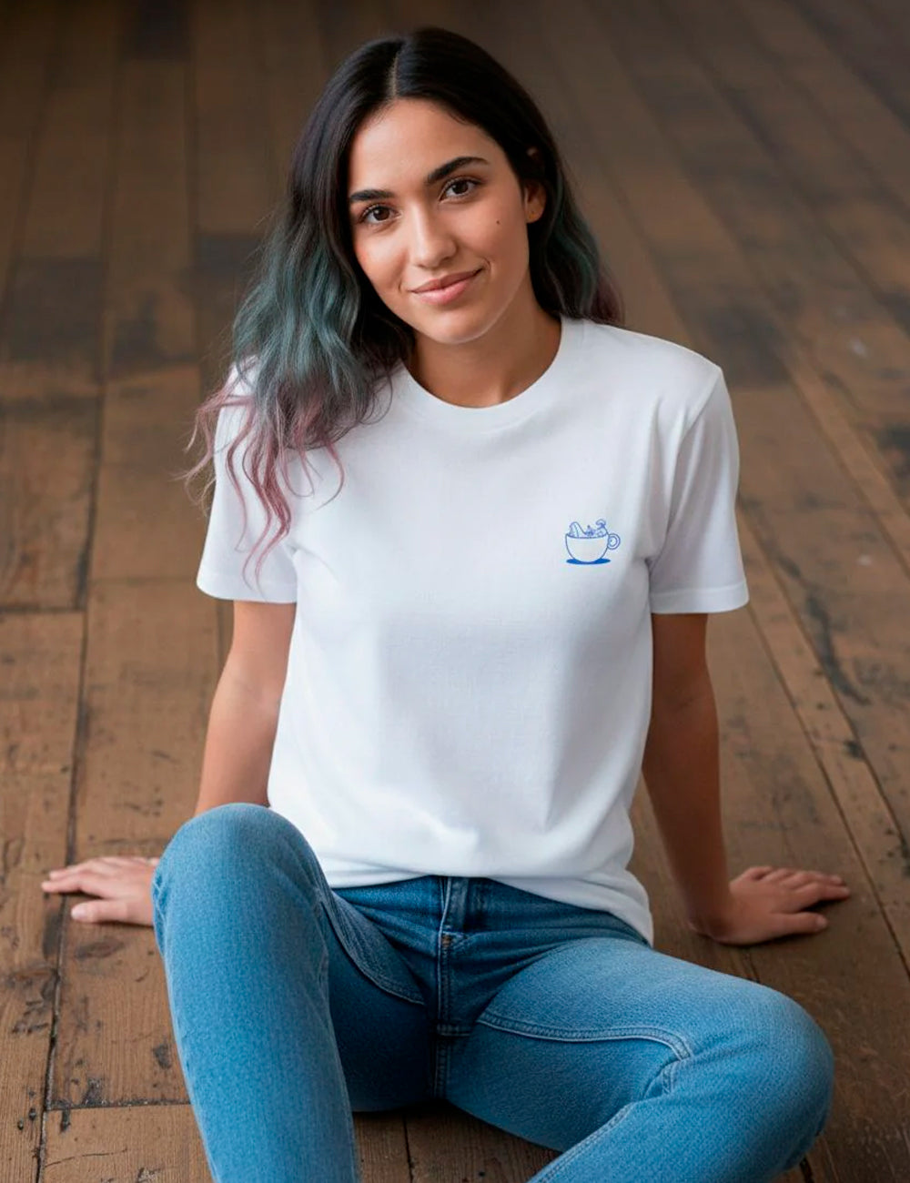 Camiseta Slow Coffee Club. L 1519