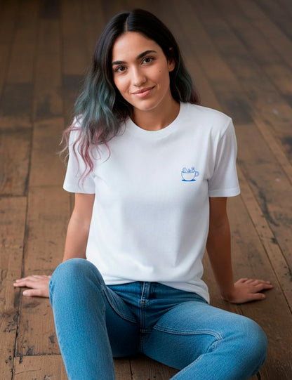 Camiseta Slow Coffee Club. L 1519