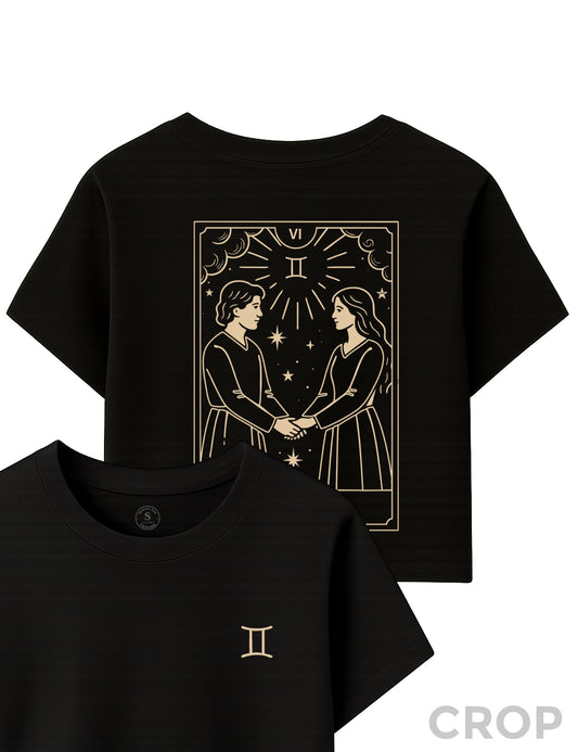 Camiseta Geminis Tarot Crop. L 582