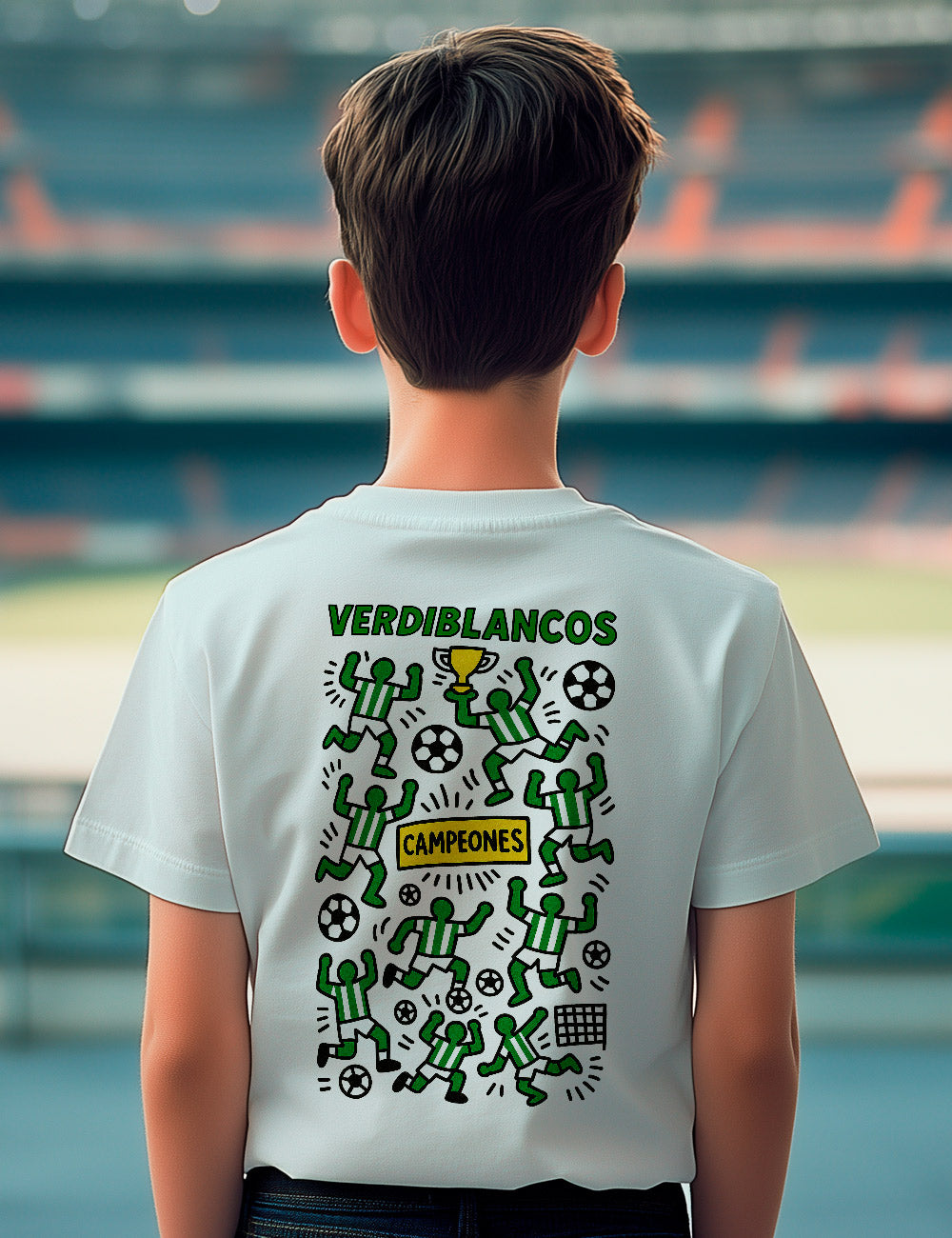 Camiseta Goligotes Verdiblancos. L 621 Kids