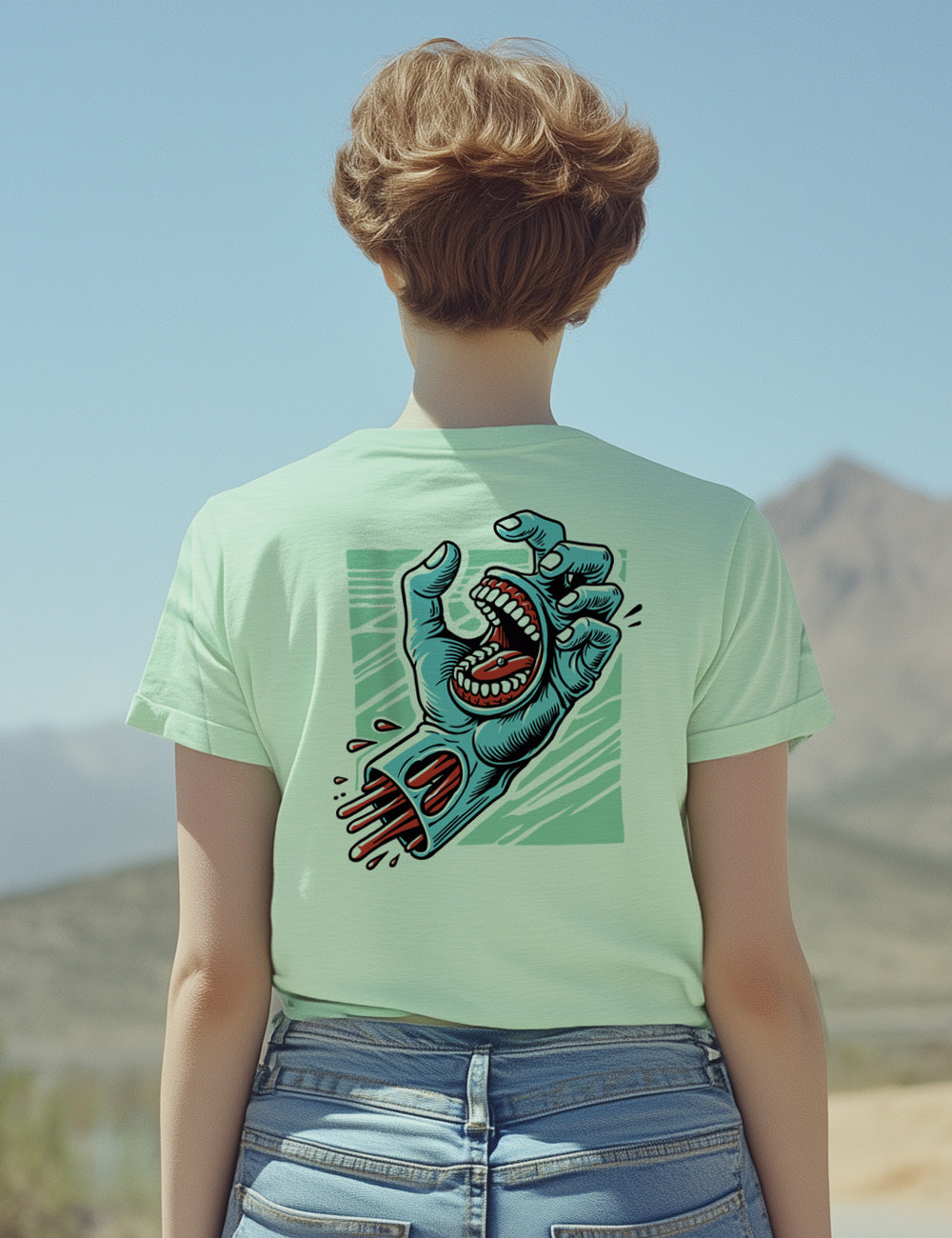Camiseta Hand Zoombie Lemon. L 52