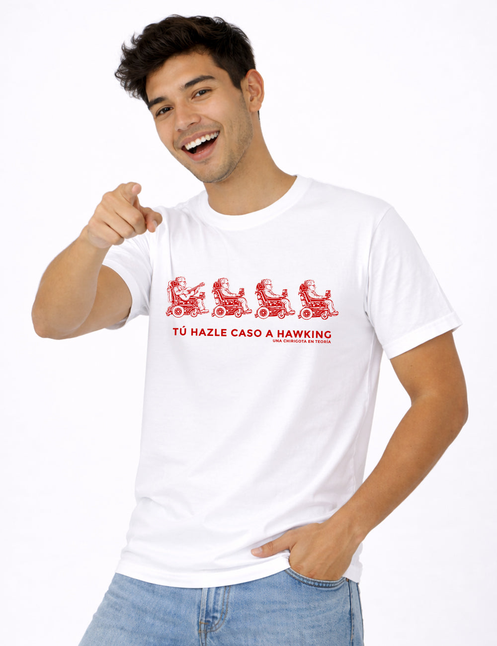 Camiseta  Los Stephen Hawking. L 1593