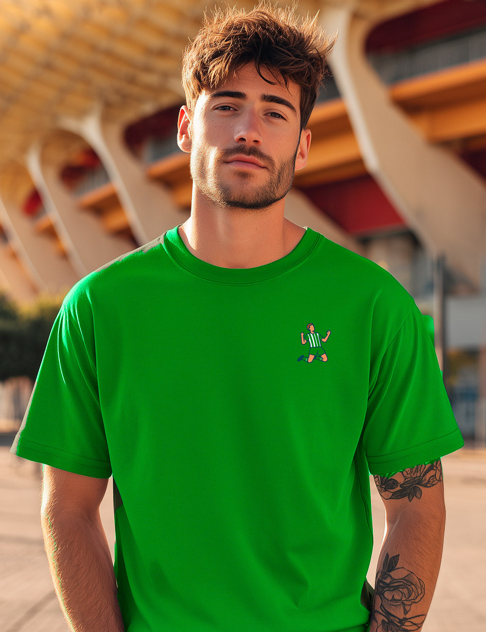 Camiseta Celebración Verdiblancos. L 647