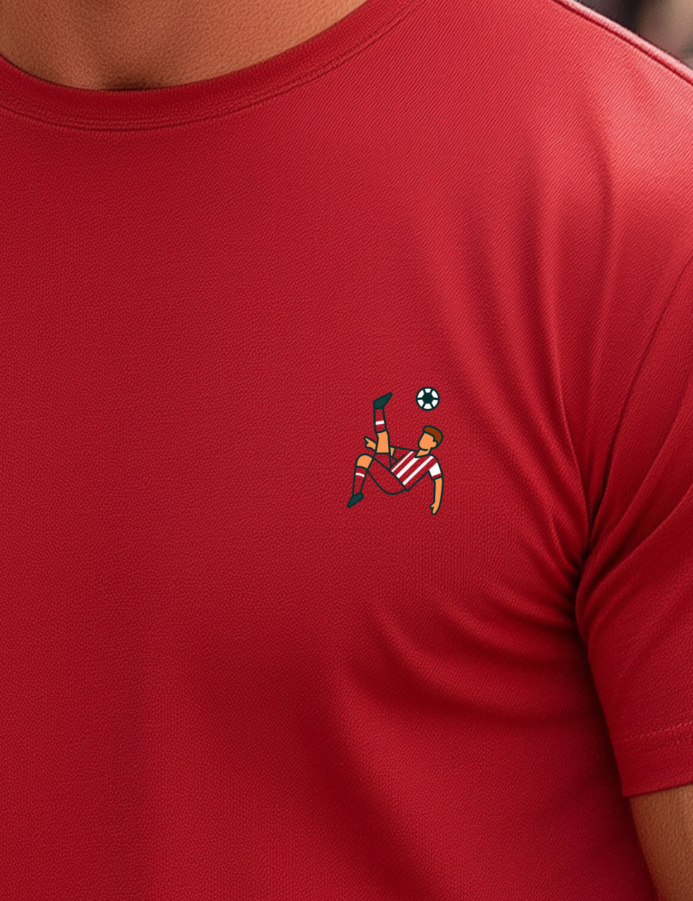 Camiseta Chilena Rojiblanco Almería. L 666 Kids