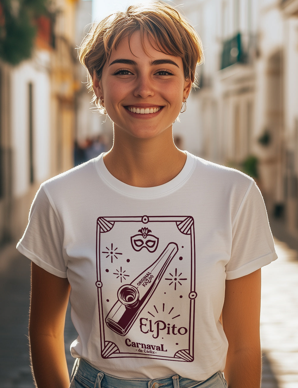 Camiseta  El Pito. de Cádiz. L 247