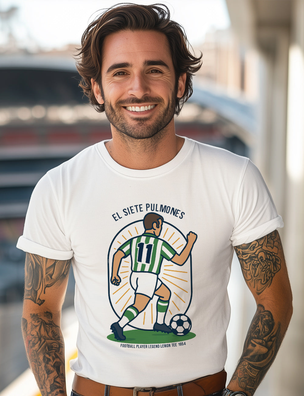 Camiseta El siete pulmones 1954. L 620