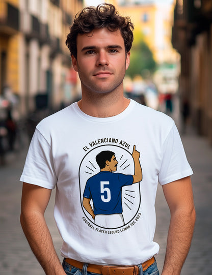 Camiseta El Valenciano azul 2023. Oviedo. L 643