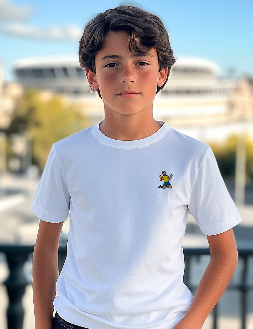 Camiseta Cádiz celebración. L 632 Kids