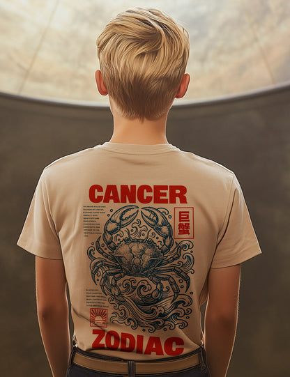 Camiseta Cancer Zodiac. L 562 Kids