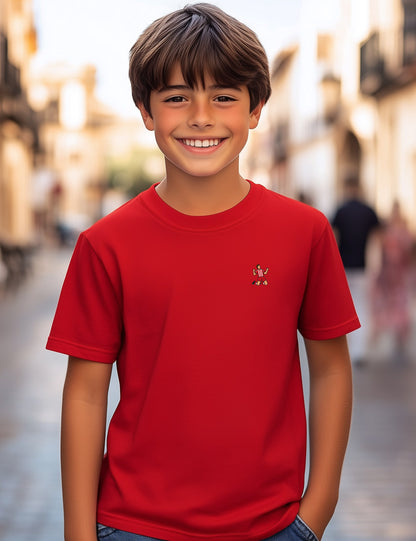 Camiseta Celebración Rojiblanco Almería. L 665 Kids