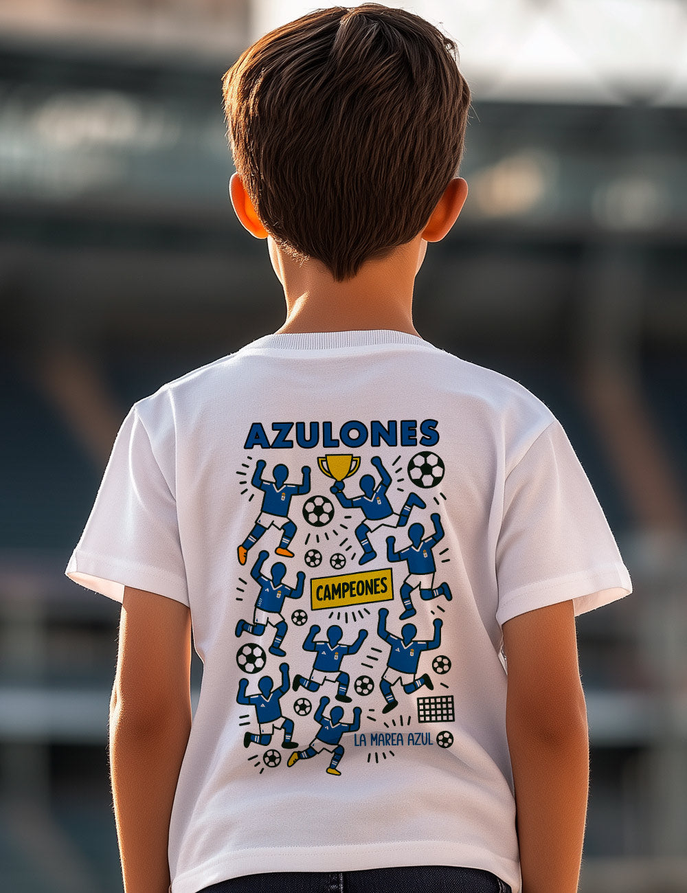Camiseta Azulones Oviedo. L 637 Kids