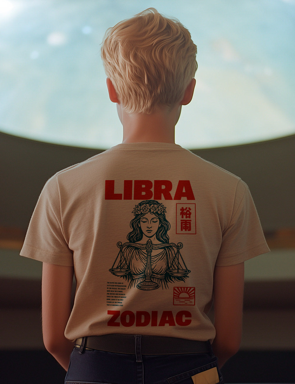 Camiseta Libra Zodiac. L 563 Kids.