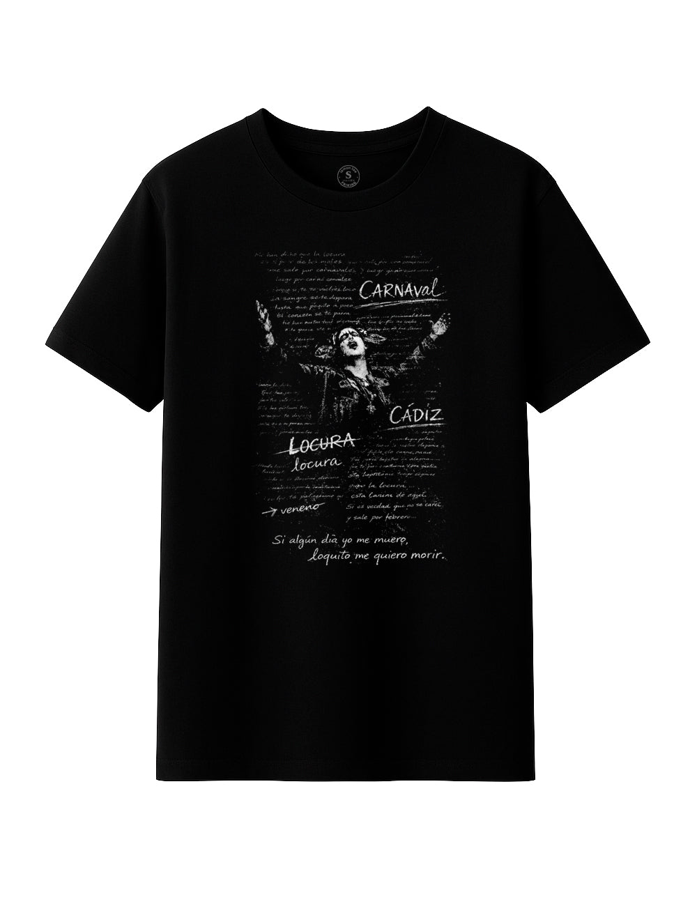 Camiseta Juan Carlos Aragón palabras. L 1567
