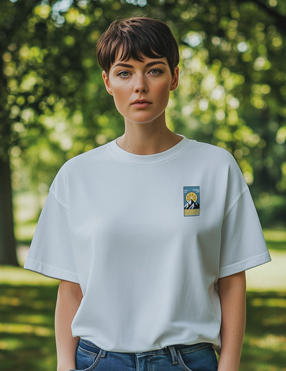 Camiseta Mountain nature lemon. L 56 (Oversize)