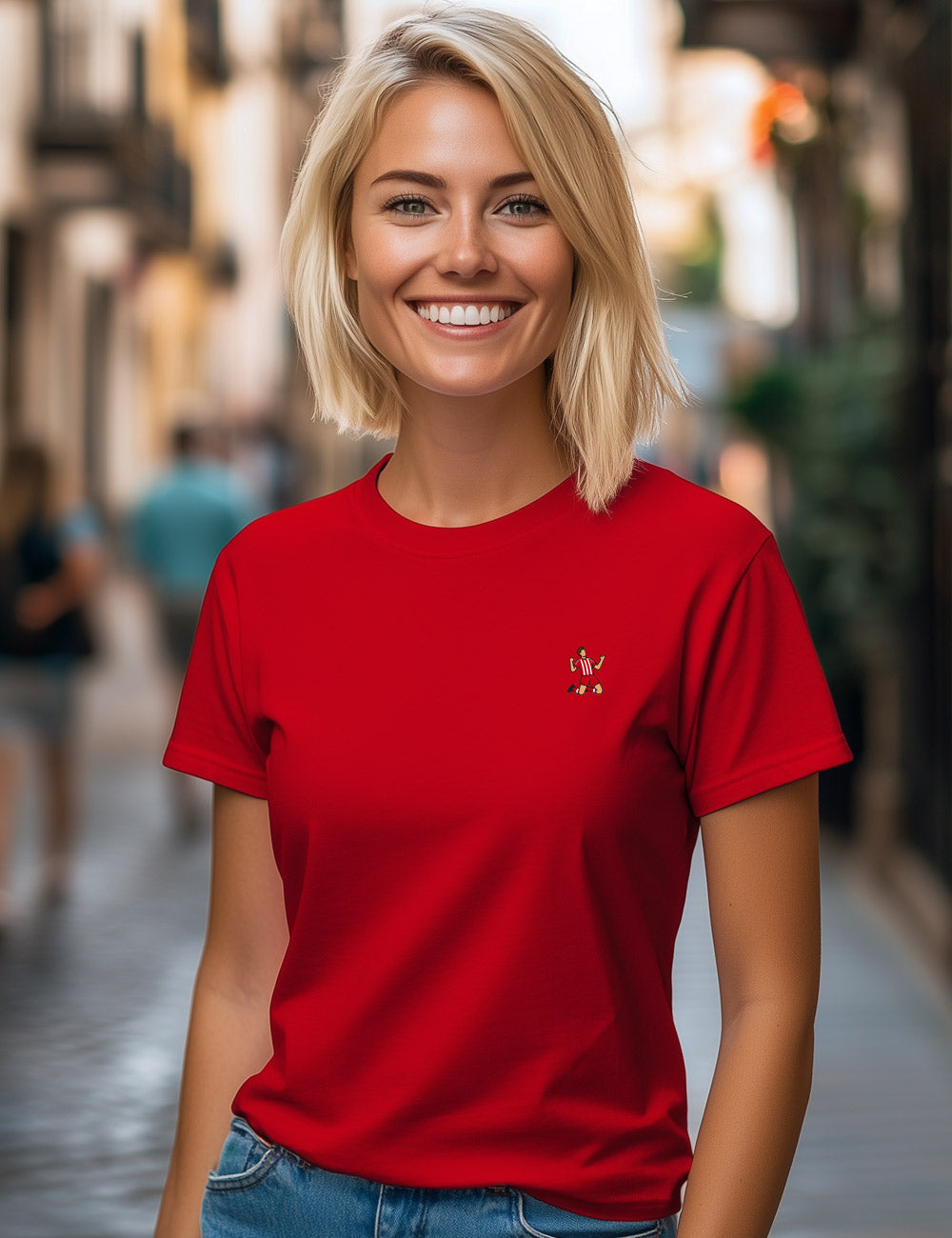 Camiseta Celebración Rojiblanco Almería. L 665
