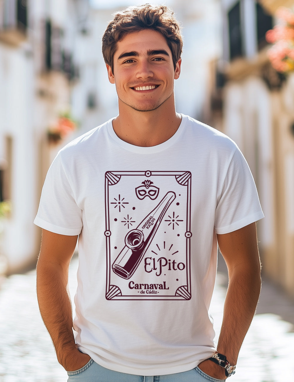 Camiseta  El Pito. de Cádiz. L 247
