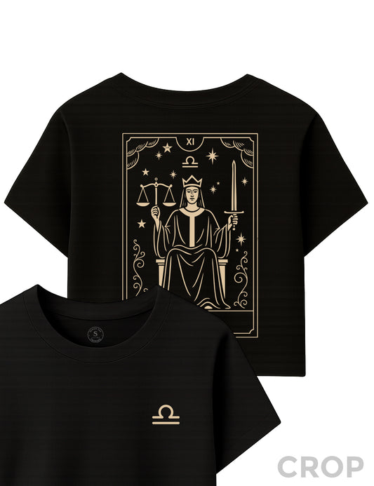 Camiseta Libra Tarot Crop. L 586